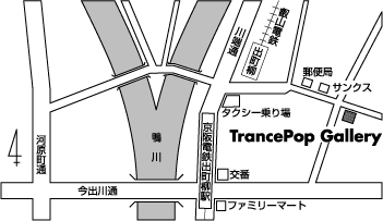トランスポップギャラリー地図